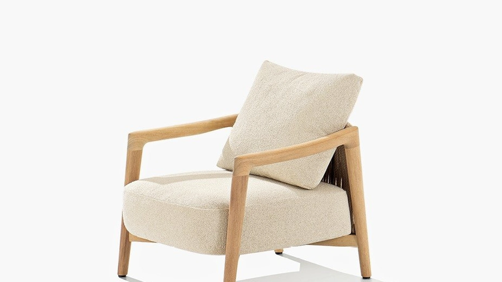 Poltroncina Ponte in legno e tessuto di Poliform